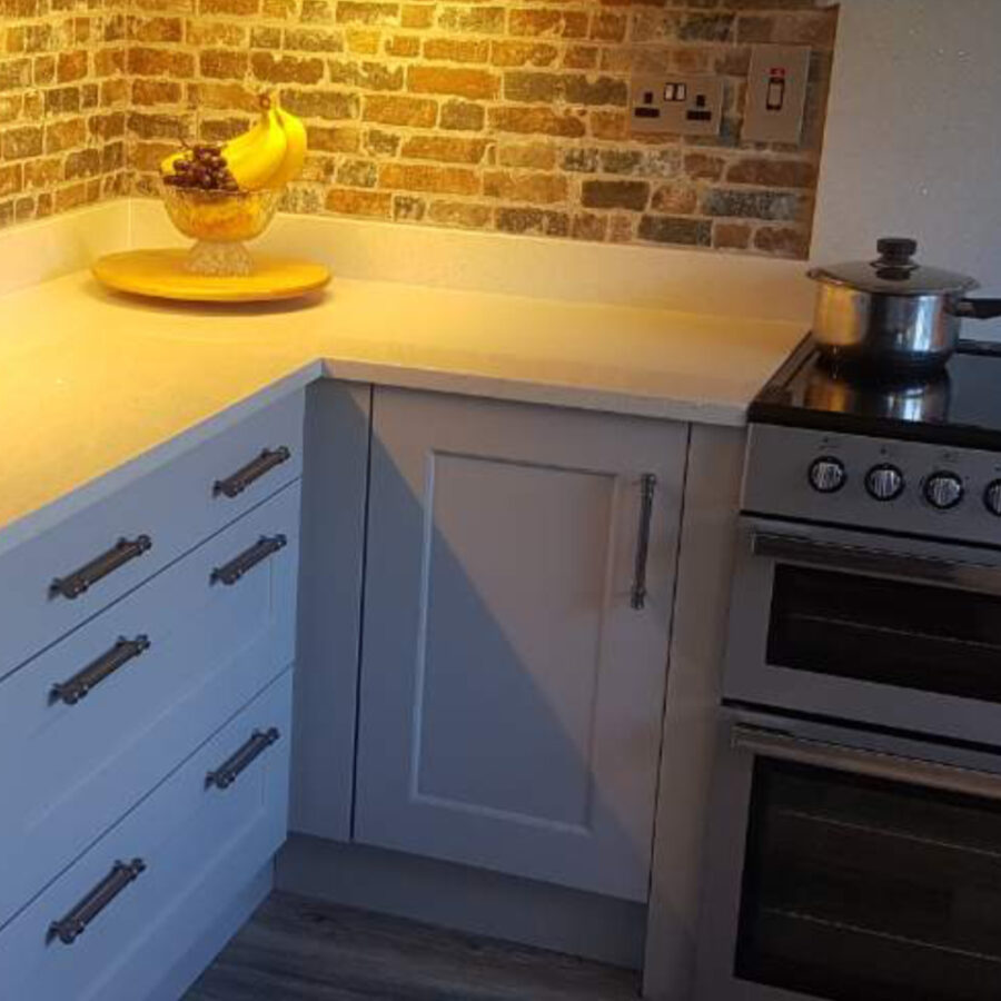 Painted & Stained Fitted Kitchen